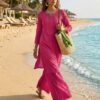 SCF0307-03 Handworked Chikankari Rayon Kurta Palazzo Set