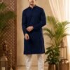 SCF0316-01 Men's Chikan Schiffli Rayon Kurta Pyjama Set