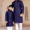 SCF0318-02-1.jpg Father Cotton Sequin Kurta Pyjama Set