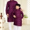 SCF0318-03-1.jpg Father Cotton Sequin Kurta Pyjama Set