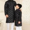 SCF0318-05-1.jpg Father Cotton Sequin Kurta Pyjama Set